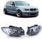 Schwarze Scheinwerfer H7 H7 Paar passend für BMW E81 E82 E87 E88 ab 04