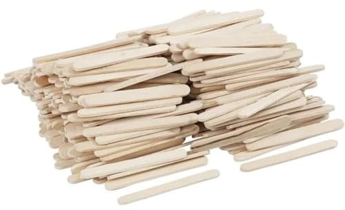 Lolly Sticks, L: 5,5 cm, Birke, mini, 400 Stück
