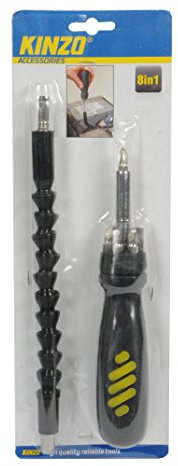 Kinzo 98901 – Destornillador flexible 8-en-1