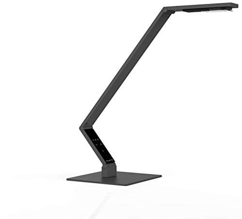 Luctra Table Linear Base LED Schreibtischlampe, biologisch wirksames Licht, dimmbar, 920101, schwarz