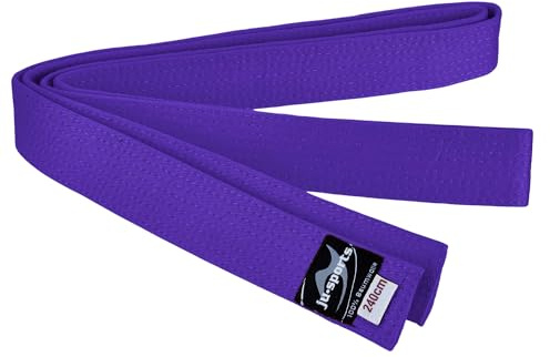Ju-Sports Budogürtel weiß 100% Baumwolle 4 cm breit - Hautfreundlicher Kampfsport Gürtel mit exzellenter Feuchtigkeitsaufnahme für Budo, Judo, Karate, Kickboxen & mehr