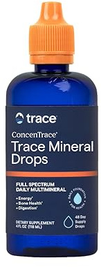 Trace Minerals ConcenTrace Mineral Drops, 70+ Ionic Minerals, 48 Servings