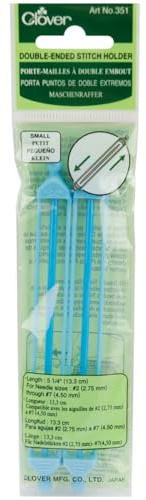 Clover Double-Ended Stitch Holders 5.25-Sizes 2 to 7 2/Pkg