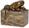 aubaho Bronzeskulptur Skulptur Frau Akt Erotik Nude Bronzefigur Bronze Figur Antik-Stil