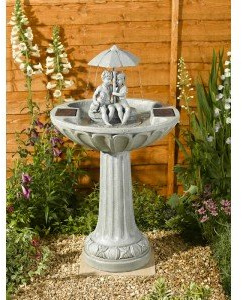 Smart Solar Umbrella Fountain