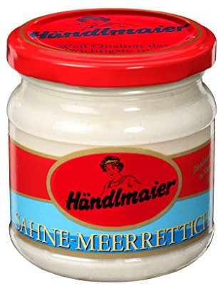 Händlmaier's Sahnemeerrettich Glas , 10er Pack (10 x 190 g)