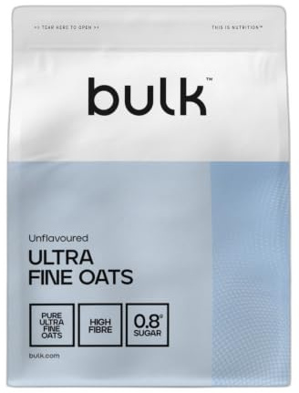 Bulk Fein Gemahlene Haferflocken, Oats, 2,5 kg, 50 Portionen, Verpackung Kann Variieren