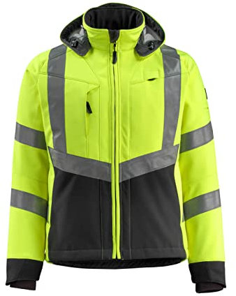 Mascot Softshelljacke Blackpool, 1 Stück, M, gelb/schwarz, 15502-246-1709-M