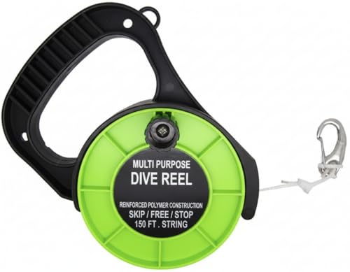 Scuba Wahl Tauchen Mehrzweck-Dive Rollen, 150 ', grün