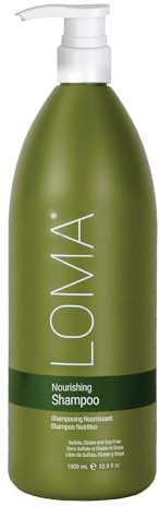 LOMA Nourishing Shampoo 1L mit Aloe & Quinoa, sulfatfrei | Pflegendes Shampoo mit Aloe Vera, Jojobaöl und Quinoa; nährt trockenes Haar. Sulfat-, paraben- & glutenfrei. 1L.