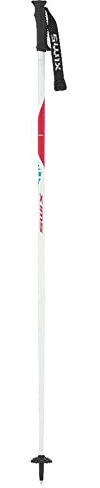 Swix Women's Techlite Performance Aluminum Ski Pole, 115, White/Red/Blue