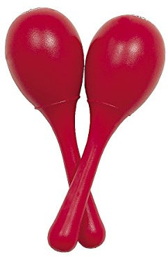 LP Latin Percussion Rhythmix Chick-Itas Cherry 1 Paar Mini Maracas, 13 x 5 x 5 cm, ungiftig, geeignet für Kinder ab 3 Jahren, LPR010-CH Schütteleier, Rasseln - musikalische Früherziehung in Kindergarten und Musikschule
