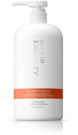 Philip Kingsley | Feuchtigkeitsspendender Conditioner | Feuchtigkeitsspendend und nährend für lockiges, welliges, grobes, kraus, trockenes Haar | Spendet Feuchtigkeit, zähmt und glättet | 1000ml