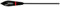 FTM Dancer Bombarde 2-4m - Bombarda für Forellen, Sbirolinoangeln, Bombarden zum Forellenangeln, Forellenbombarde, Sbirolino, Gewicht:24g
