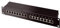 S/CONN maximum connectivity Panneau de brassage CAT 6A 19 1HE, noir, 16 ports