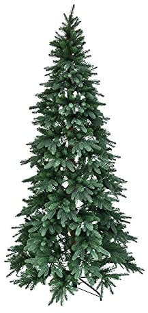 XONE Albero di Natale Theo Slim 180 CM - 100% PE Effetto Real Touch
