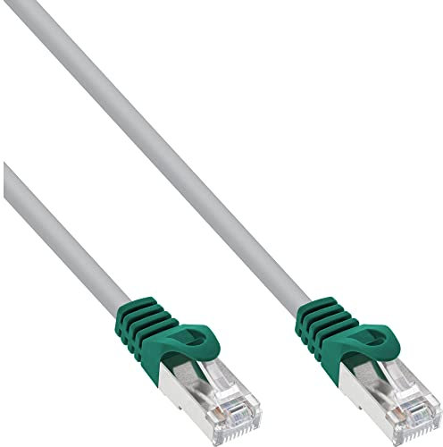 InLine 10m S-FTP Cat5e Crossover cavo di rete Grigio