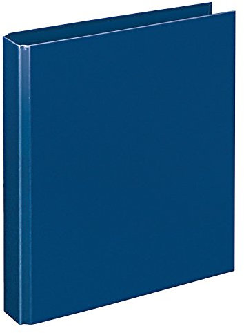 Veloflex 4157050 Ringordner Basic, Ringbuch, Ordner, DIN A5, 206 x 230 x 42, 2-Ring-Mechanik, blau