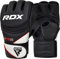 RDX MMA Kampfhandschuh aus Rindsleder, Schwarz, Grosse M