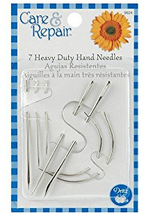 Dritz 9624D Assorted Heavy Duty Hand Needles, 7-Pack