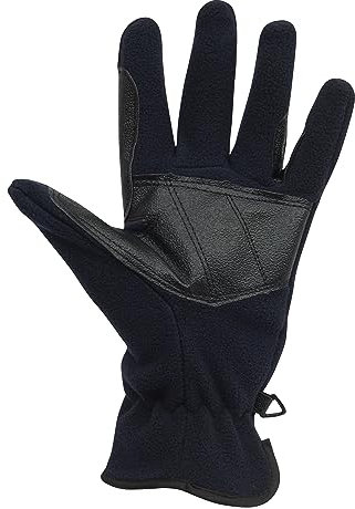 Dublin Adults Unisex Polar Fleece Riding Gloves (Small) (Navy)