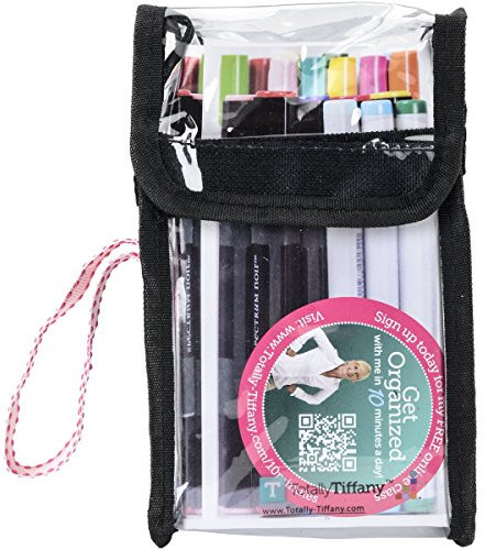 Totally-Tiffany Plastic Easy to Organize Buddy Bag-Debra-Pen Container
