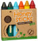 Honeysticks Super Jumbo Buntstifte (6er-Pack) – Wachsmalstifte Ab 2 Jahre, Wachsmalstifte Baby Ungiftig, Leuchtende Farben, Unzerbrechlich, Extra Groß, aus Natürlichem Bienenwachs, Umweltschonend