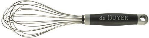 De Buyer 2611.35 Universal Whisk, Stainless Steel, Silver/Black