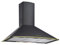 Teka DMR 975 - Campana Decorativa Piramidal Rústica 90 cm, Motor de Doble Turbina EcoPower, Mandos Pulsantes, 4 Velocidades, 2 Lámparas LED, Color Antracita Brass