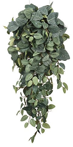 Mica decorations Pilea Artificial Hanging Plant - L20 x W30 x H70 cm - Green