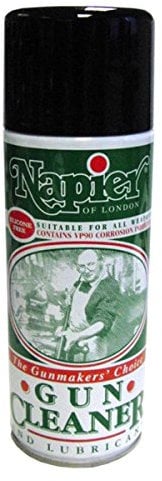 Napier 300ml Gun Cleaner and Lubricant Aerosol Spray Can with VP90