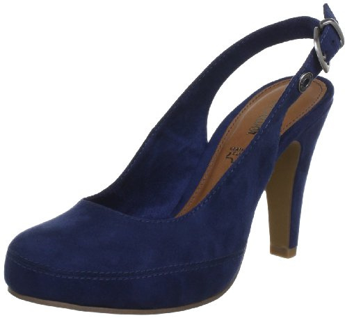 s.Oliver Casual 5-5-29618-30, Damen Pumps, Blau (Navy 805), EU 40