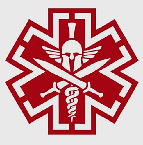 MilSpec Monkey Tactical Medicine (TAC-MED) Spartanische Vinyl-Aufkleber (medizinisch)