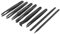 sourcing map Plastique Anti Statique Pince à épiler ESD Safe Repair Outil 8 Pcs Noir