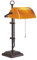 Bankerlampe Schreibtischlampe Berliner Messing Antik W2-99co A
