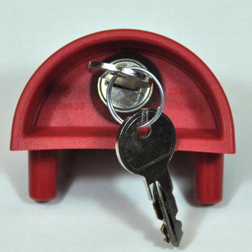 Serrure à gravité SUDHAUS système clé unique pour containers SULO 60 à 240 L couvercle standard (22330)