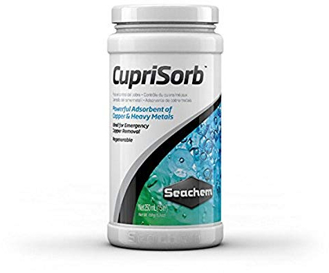 Seachem CupriSorb Copper Remover from Water, 250 ml,white