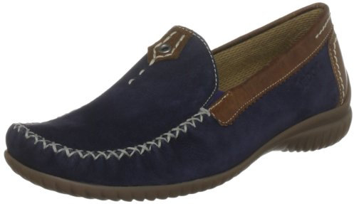 Gabor Women's California Nubuck Navy/Copper Ballet 46.090.46 7 UK