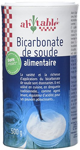 Ah-Table! Bicarbonate de Soude Alimentaire Format, 500 g