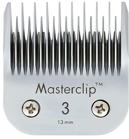 Masterclip Dog Clipping Blade A5 Clipper Blades 50F 40F 30F 15F 10F 9F 7F 7 5F 5# 4F 4# 3F 3# 2F 2# 5/8N Toe Blade Compatible Oster Andis (3#)