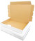 verpacking Maxibriefkartons 350 x 250 x 50 mm Maxibrief MB-5 Weiß Versand Post Faltschachtel DIN A4 | B4 (Innenmaß 340 x 245 x 46 mm) Versandschachtel Büchersendung (100 Stück)