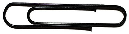 dalipo 31050 - Büroklammern, 50mm, 50 Stück, schwarz