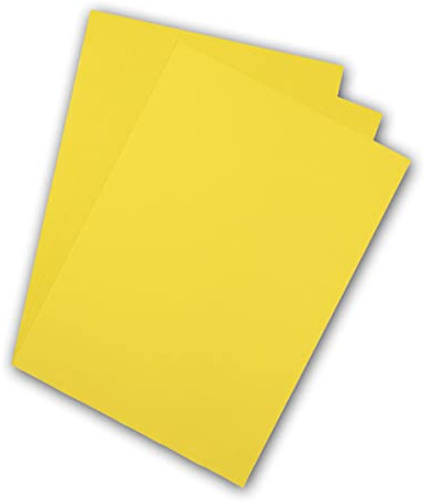 Premium Flex Plotterfolie DIN A4 Textil-Bügelfolie, Farbe:419 LEMON-YELLOW