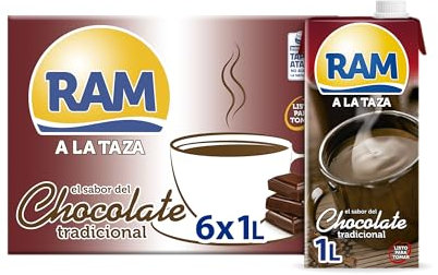 Chocolate a la taza RAM brik 1L – Caja de 6 unidades