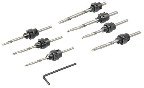 Silverline 273222 Drill and Countersink Set 7pce 3 - 6 mm