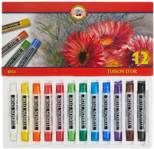 KOH-I-NOOR 8512 Pastellkreide - 12 Farben