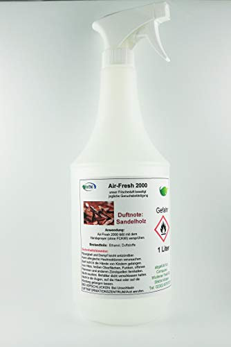 Compurei Air-Fresh Raumspray Sandelholz + Sprühkopf - 1 Liter