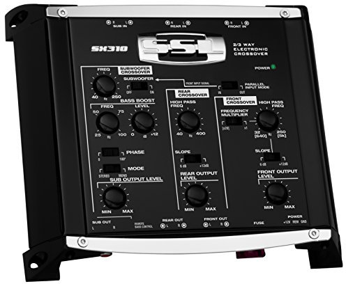 Sound Storm SX310 2/3 Way Pre-amp Electronic Crossover With Remote Subwoofer Level Control