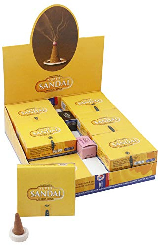 Satya Nag Champa Sandal Incense Cones x 12 Packs