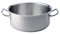 Ollas Agnelli Cacerola Baja con Dos Asas, 18/10 de Acero Inoxidable, Plata, 28 cm